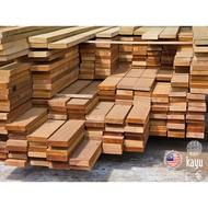Kayu Chengal Solid Wood 1" x 4" (11ft)