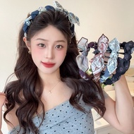 Serrated bow headband to create volume, lovely hair accessory in many models 13cm