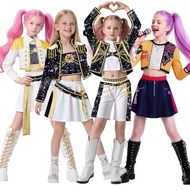 Demon Slayer Cosplay Costume – Kids Demon Hunter, Mirajane, Rumi, K-POP Anime Costume