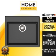 Haustern Top Mount 1 Bowl Granite Sink | HT-EDGE-612B | HT-EDGE-612G | Haustern Undermount Sink | HT