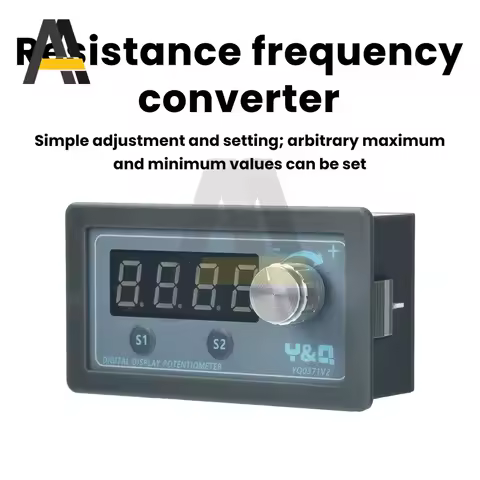 DC 6-30V Digital Display Potentiometer Frequency Tester Adjustable Resistor for PLC Inverters Resist