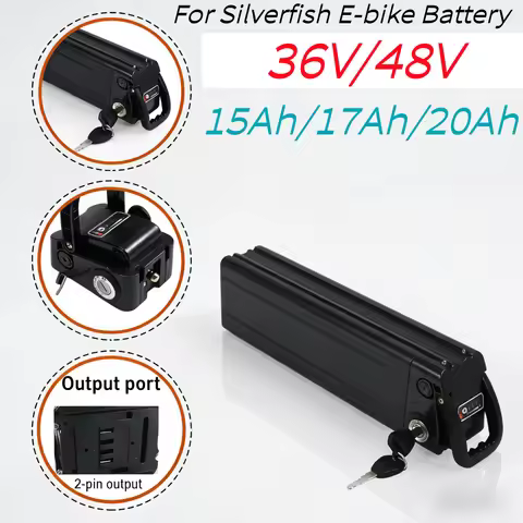36V/48V 15Ah 17Ah 20Ah Battery 18650 Lithium Rechargeable Battery Built-in Bms for Silverfish 200W-1