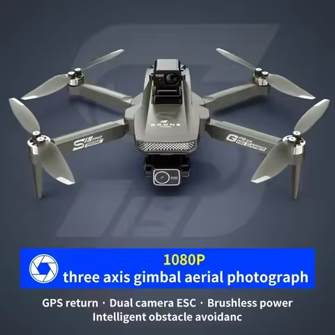 S19MAX three-axis gimbal GPS precise positioning, one click low power loss return drone optical flow