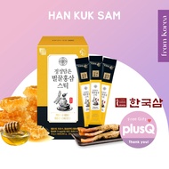 [HAN KUK SAM] Korean Premium Honey Red Ginseng Stick 10g x 30 Sticks