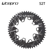 Litepro Oval Chainring BCD130/110MM Road Folding Bicycle Oval Chainring 52/54/56/58/60T BMX Chainrin