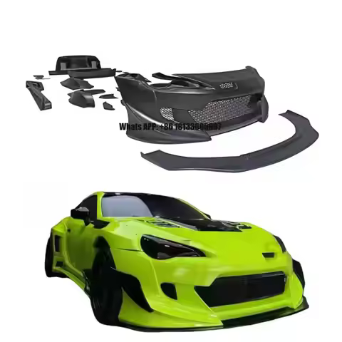 For Toyota GT86 BRZ 2012-2019 Upgrade Rocket Bunny Style V3 Wide Body Kit Front Bumper Car Accessori