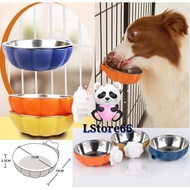 Pet Bowl Pumpkin - Hanging Food and Drinking Place for Dogs and Cats
