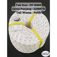 PP 5MM x 220MTR Tali Miz Jaring Pukat PP Rope Tali Baru Tali Pukat Tali Laut Tali Nelayan Tali Bubu 