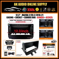 Mazda 2 / CX-3 ( 2016-2021 ) Android player 12.3" inch Casing + Socket+ CANBUS  - A14034+A12425