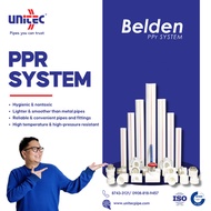 ◧ ◓ ♆ ◬ ⚫ ☻ Original Heavy Duty BELDEN/ UNITEC PPR Pipes PN20 & PN16 ( 20mm, 25mm, 32mm ) x 4.00m (