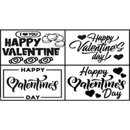 STICKER HAPPY VALENTINE DAY - SIZE A5