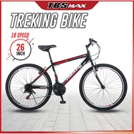 26 Inci Treking 18/Single Speed Double Wall Rim Mountain Bike / Basikal MTB Basikal Budak Basikal De