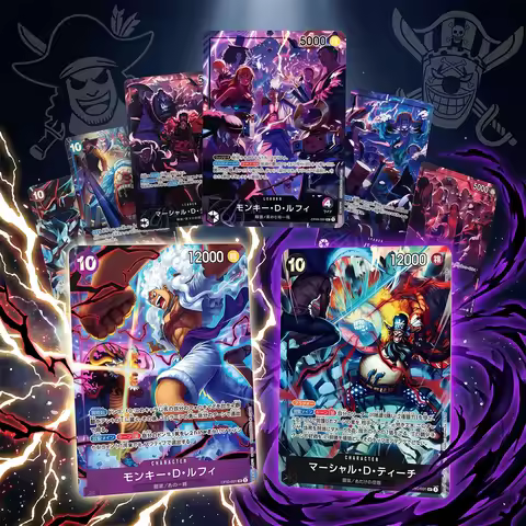 Anime OPCG Collection Card Luffy OP05-119 SEC 2nd Anniversary Set Japanese Ver Shanks Japanese Foil 