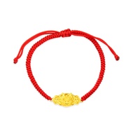 CHOW TAI FOOK 999 Pure Gold Charm with Adjustable Bracelet - Dragon R33234