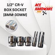 1/2" CR-V BOX SOCKET 6 POINT / 12 POINT STANDARD / DEEP (LONG) SOCKET [8MM-30MM]