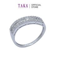 TAKA Jewellery Cresta Diamond Ring 9K