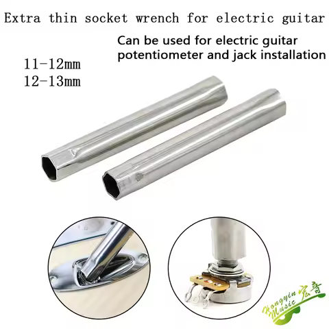 Stainless Steel Socket Spanner / Socket Wrench For Electric Guitar/Bass Otentiometer(POT) Nut / Outp
