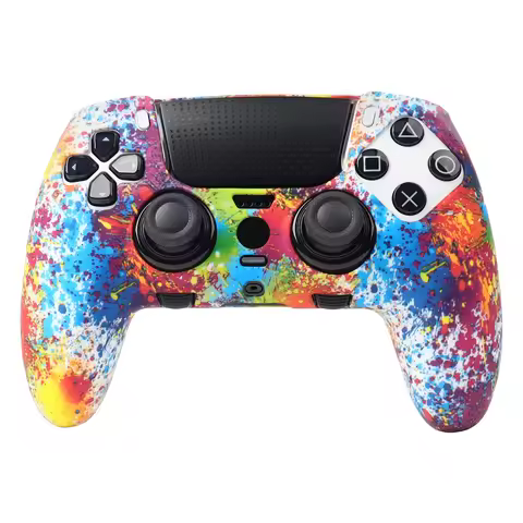 Soft Silicone Protective Case Cover For PS5 Edge Controller Skin Gamepad Games Accessories For PS5 E