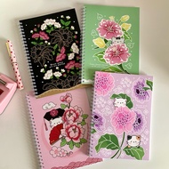 Bloom Batik A5 Notebook | Cute Notebook | Batik Notebook