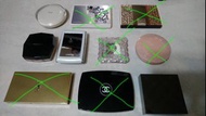 名牌化妝品 粉盒 胭脂盒 鏡盒 吉盒 Chanel YSL Burberry Maquillage IPSA Paul & Joe Jill Stuart Laneige