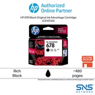HP 678 Black Original Ink Advantage Cartridge CZ107AA - HP DeskJet Ink Advantage 1515, 2515, 2545, 2