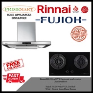 Rinnai RH-C91A-SSVR Chimney Hood + Fujioh FH-GS7020 SVGL Gas Hob BUNDLE DEAL - FREE DELIVERY