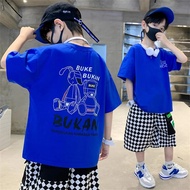 COD 20262023 Summer Children's Garments Fashion Cartoon Print T Shirts 100%Cotton Tops Tees Boys or 