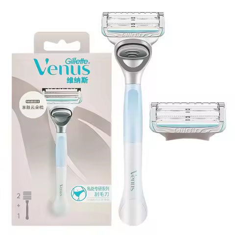 Gillette Venus Intimate Grooming Razor for Women Public Hair and Skin with Patented Irritation Bar H