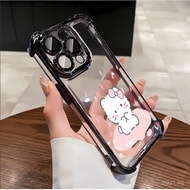 Electroplated four-corner anti-falling shell For iPhone 17 16 15 12 14 13 11 17PRO 15PRO 11PROMAX 14