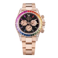 Rolex Rolex Cosmograph "Rainbow" Daytona (Reference 116595RBOW). A 40mm rose gold automatic wristwat