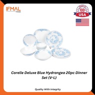 Corelle Deluxe Blue Hydrangea 20pc Dinner Set Tableware Set | IFMAL | |