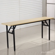 Reinforced Foldable Simple Strip Table Length ibm Conference Table Office Training Venue Table Table