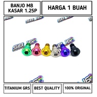 BANJO M8 COARSE THREAD (DRAT 12) TITANIUM GR5