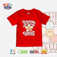 020 Children's T-shirts Tops for Girls Aged 2-8 Years Original TRUSTKIDS | Happy Days Cotton Combed 
