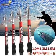 WATTLE Telescopic Fishing Rod SuperHard Travel Ultralight Carp Feeder