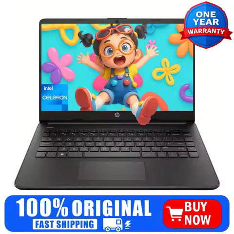 HP 14" Business Laptop,Intel Celeron N4120,4GB RAM,128GB eMMC,1 Year Office 365,Windows 11 Home, Bla