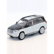 [Ready Stock Car Model] PARA 1/64 Alloy Car Maybach Maybach GLS 600 SUV Car Model Collection Ornamen