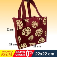 Box Celebration Bag Spunbonddaun Rice Box Bag 22x22 cm