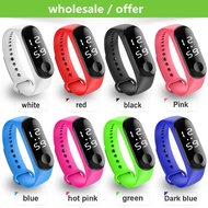 【Wholesale / Offer】M3 Smart Watch LED Sports Digital Bracelet Watches Unisex Child Silicone Strap Smartwatch