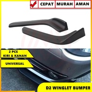 Winglet diffuser universal lips bumper wide body d2 / winglet TSTN1034