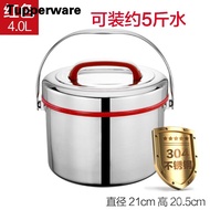 KY/JD Tupperware（Tupperware）Jincanyang Stainless Steel2Layer Insulated Lunch Box Large Capacity Insulated Bucket Portabl