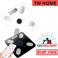 Smart Fat Scale Penimbang Bluetooth Smart Weight Scale LCD Screen Intelligent Digital Fat Scale