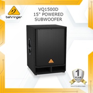 BEHRINGER VQ1500D Professional Active 500-Watt 15" PA Subwoofer with Built-In Stereo Crossover