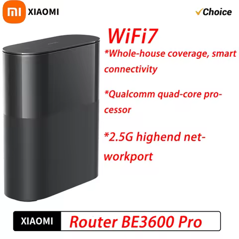 XIAOMI BE3600 Pro Router WiFi 7 High Speed 3570Mbps Qualcomm Quad Core Gaming Accelerator Mesh Syste