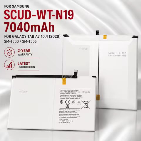 Premium Replacement Tablet Battery SCUD-WT-N19 For Samsung Galaxy Tab A7 10.4 2020 SM-T500 SM-T505 T