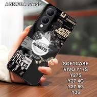 Softcase vivo Y17s Y27s Y27 4G Y27 5G Y36 Can Be Used For Other Types vivo Case pro camera Motif artikmokey Mika Hp Silicone Hp Casing Mobile Phone Accessories Pay On The Spot vivo Casing