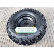 16x8-7 4x88 inch rim Dan tayar offroad 4x88