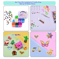Amazon 5mm Fuse beads Fuse beads Square Small Three-Layer Doudou Wholesale Hot Melt beads Hot beads 