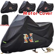 Motorbike Cover Portable Sunscreen Cover DustProof Cover butterfly letter Series Package