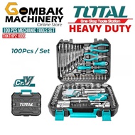 Total Mechanic Tools Set (100 Pcs) THKTHP21006 - Total Product -